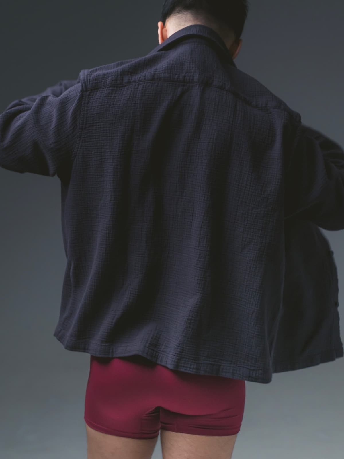 FTM向けボクサーパンツ オックスブラッド(モバイル版) - FTM Boxer Briefs Ox Blood (Mobile Version)