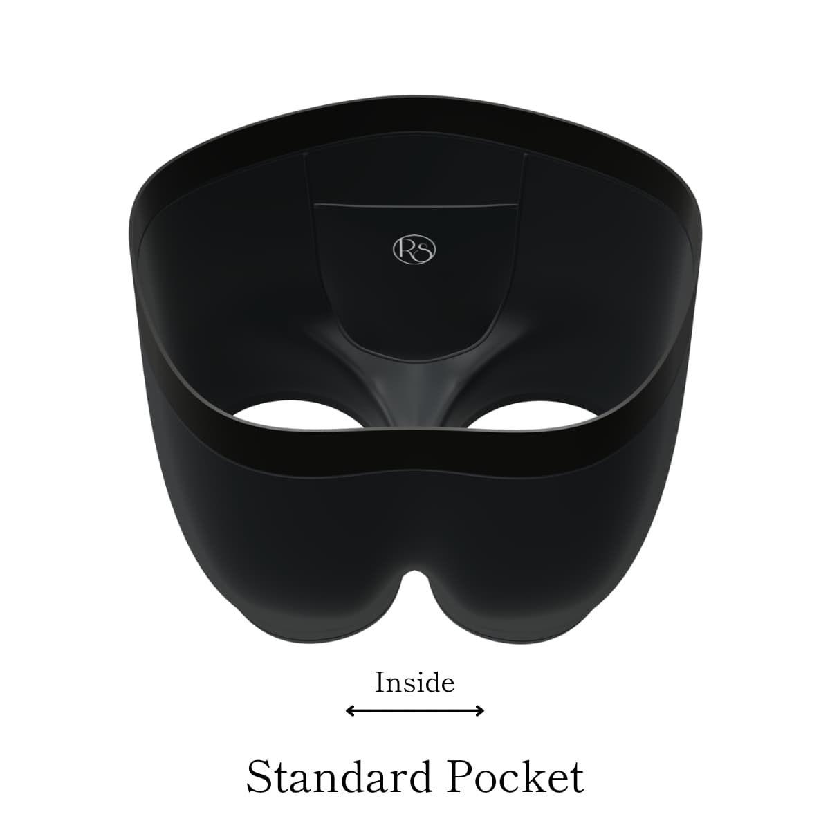 FTM用ボクサーパンツ(ナチュラルポケット)|ジェットブラック|FTM boxer briefs (Natural Pocket) - Jet Black